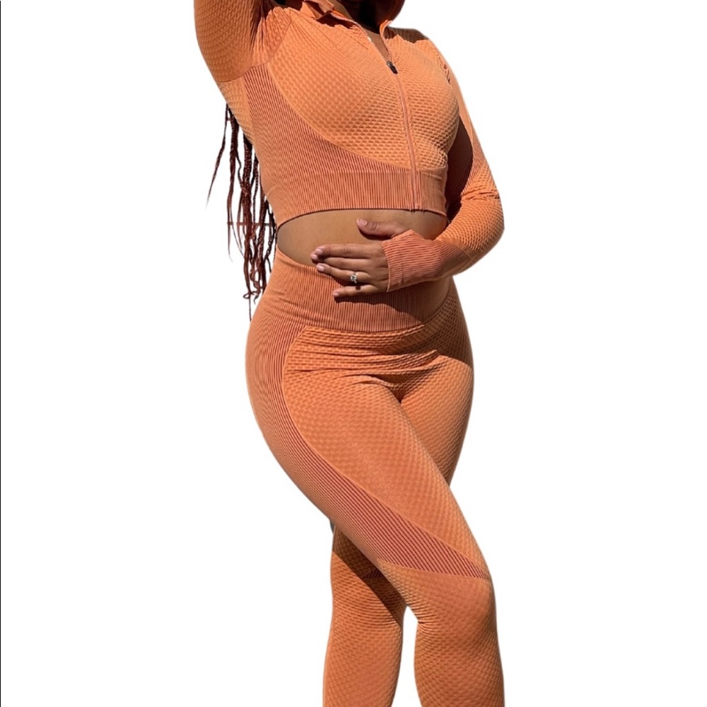 Legging and Matching Crop Jacket